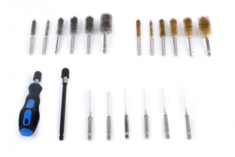 HBM 20 Delige Borstelset met Ratel en Verlengstuk