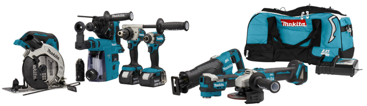 Makita DLX7020TX1 18V Combiset 2x 5