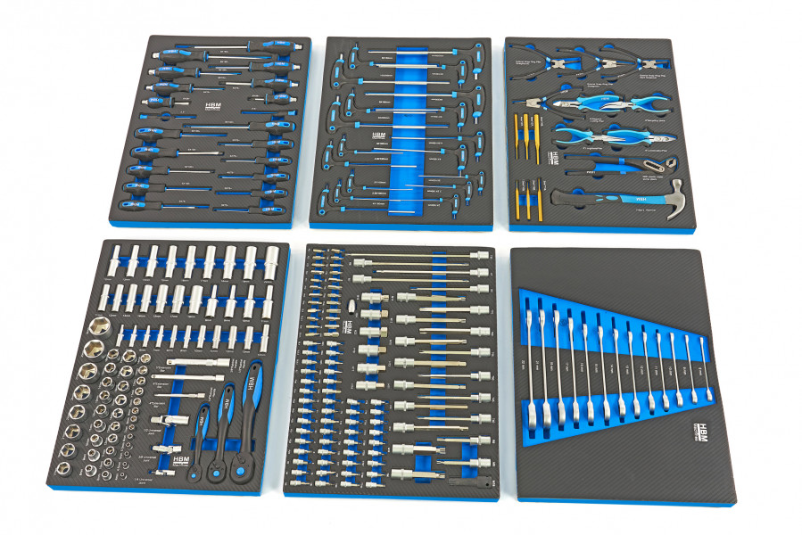 HBM 245 Delige Premium Gereedschapsvulling voor Gereedschapswagen