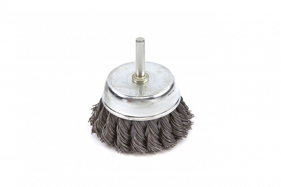 HBM 75 mm Komborstel met gegolfd staaldraad met 6 mm Opname