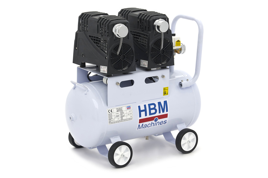 HBM Low Noise Compressor - 2 PK 50 Liter Model 2