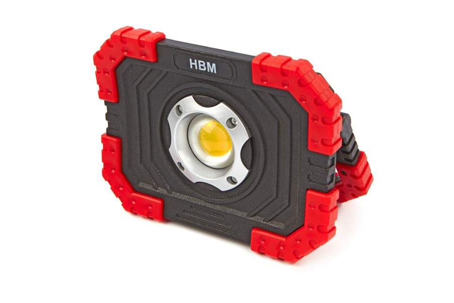 HBM LED Bouwlamp op Batterijen 10 Watt - 680 Lumen