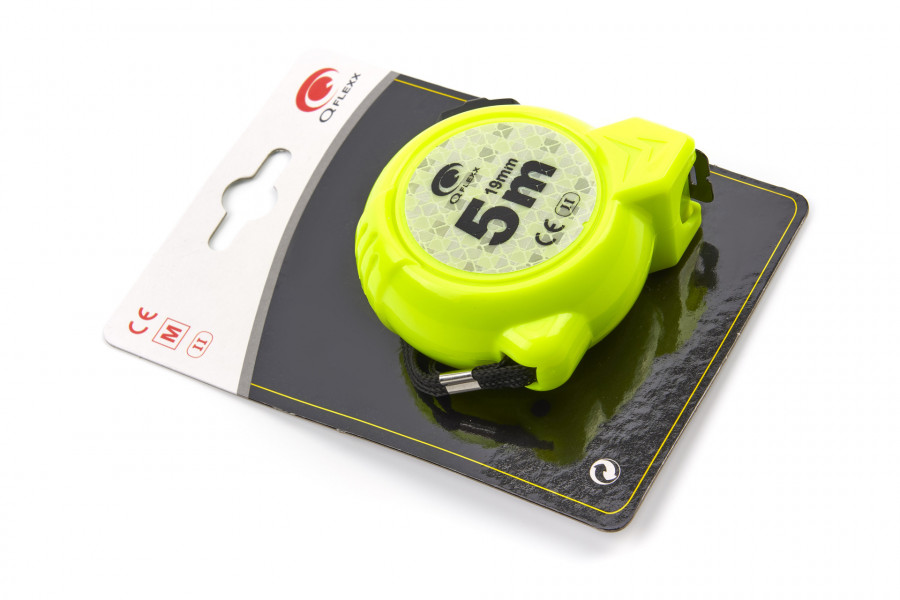 Q Flexx Rolbandmaat High-Viz 5 meter-19mm