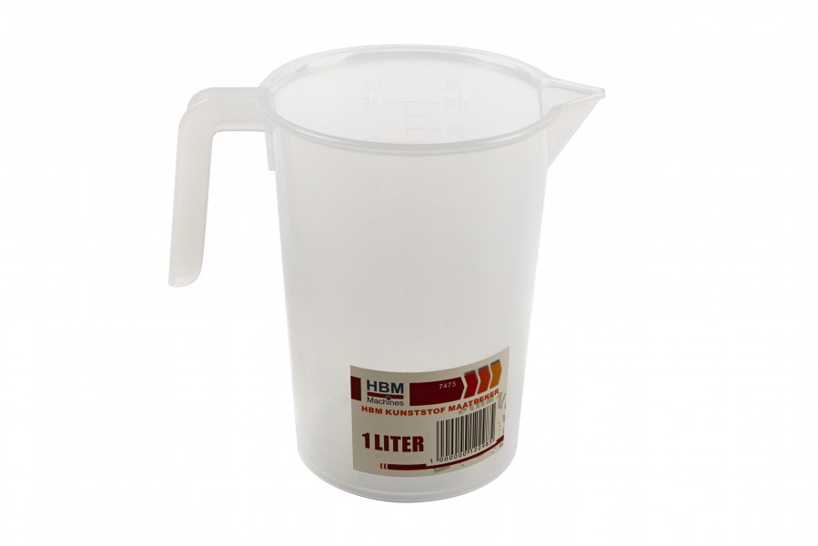 HBM Kunststof Maatbeker 1 Liter