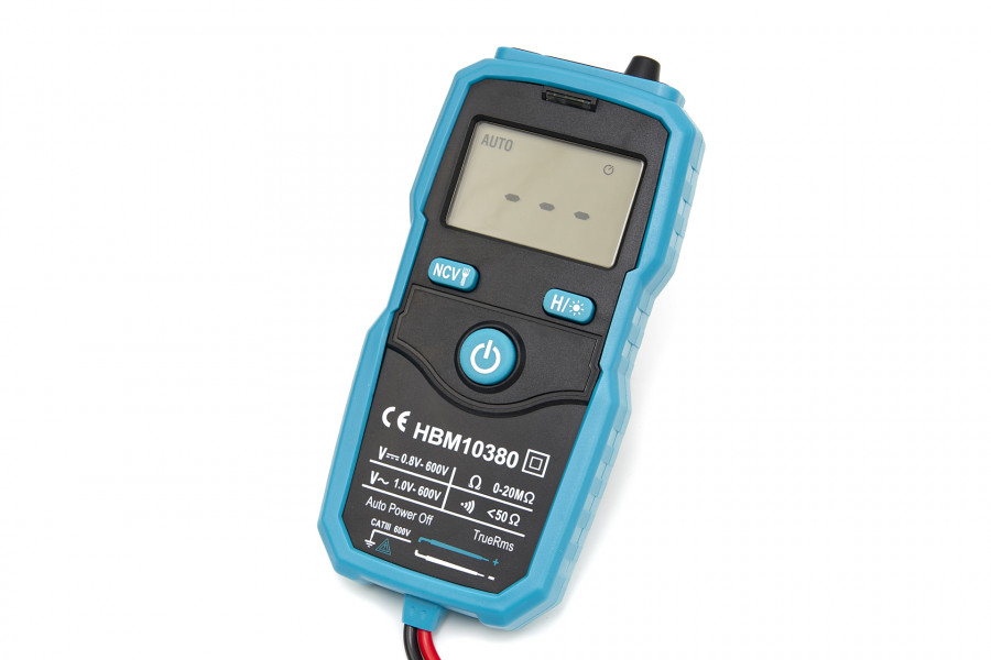 HBM Professionele Digitale Multimeter Met Kabelvinder Functie en LED Verlichting – Model 1