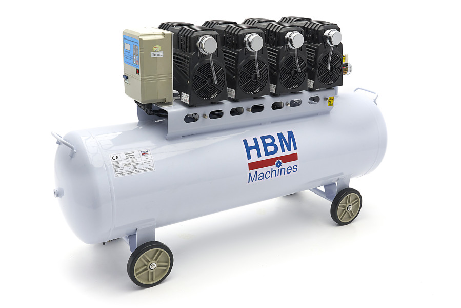 HBM 200 Liter Professionele Low Noise Compressor - Model 2