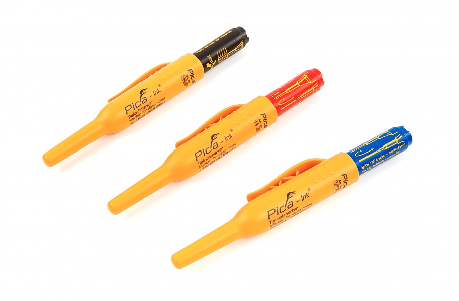 Pica 150/40 Markeerstift Diepe Gaten Basic Rood
