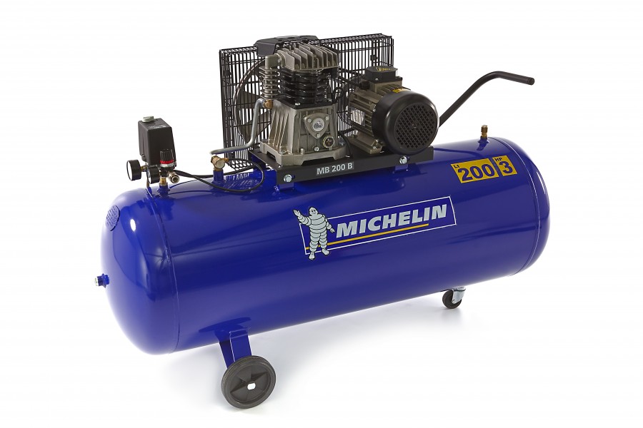 Michelin 200 Liter Compressor 3PK - 400 VOLT NW