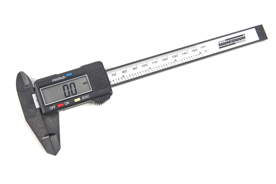 Mannesmann Digitale schuifmaat carbon 150 mm - 82520