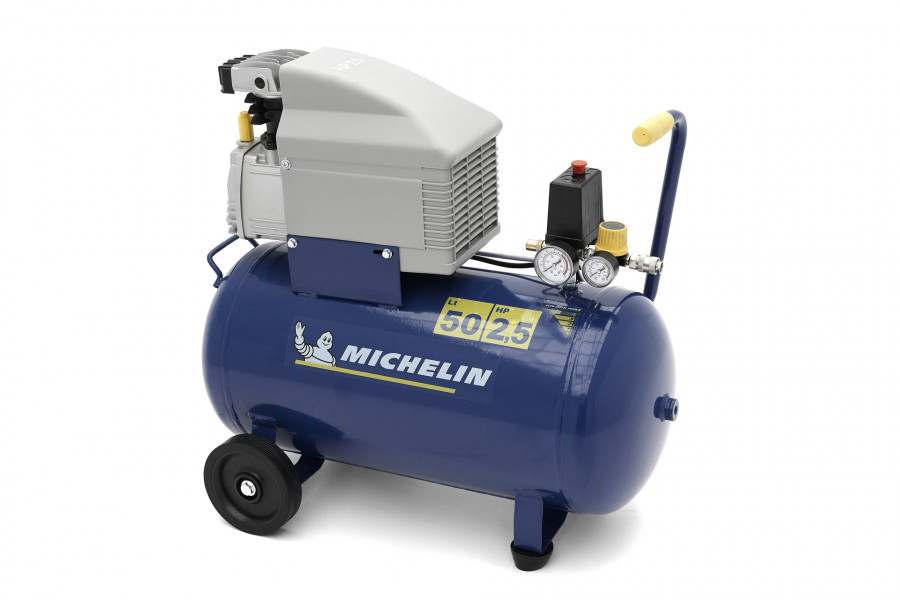 Michelin 2 Pk Professionele 50 Liter Compressor 10 Bar - 240 Liter Per Minuut