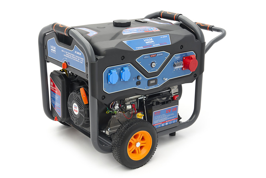 HBM 3.800W generator met 389 cc benzinemotor